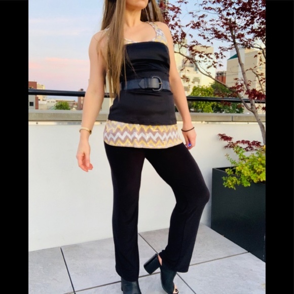 INC International Layers Concept Sequin Tank Top Chevron - Picture 12 of 16